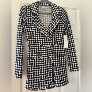 Black&White checkered romper